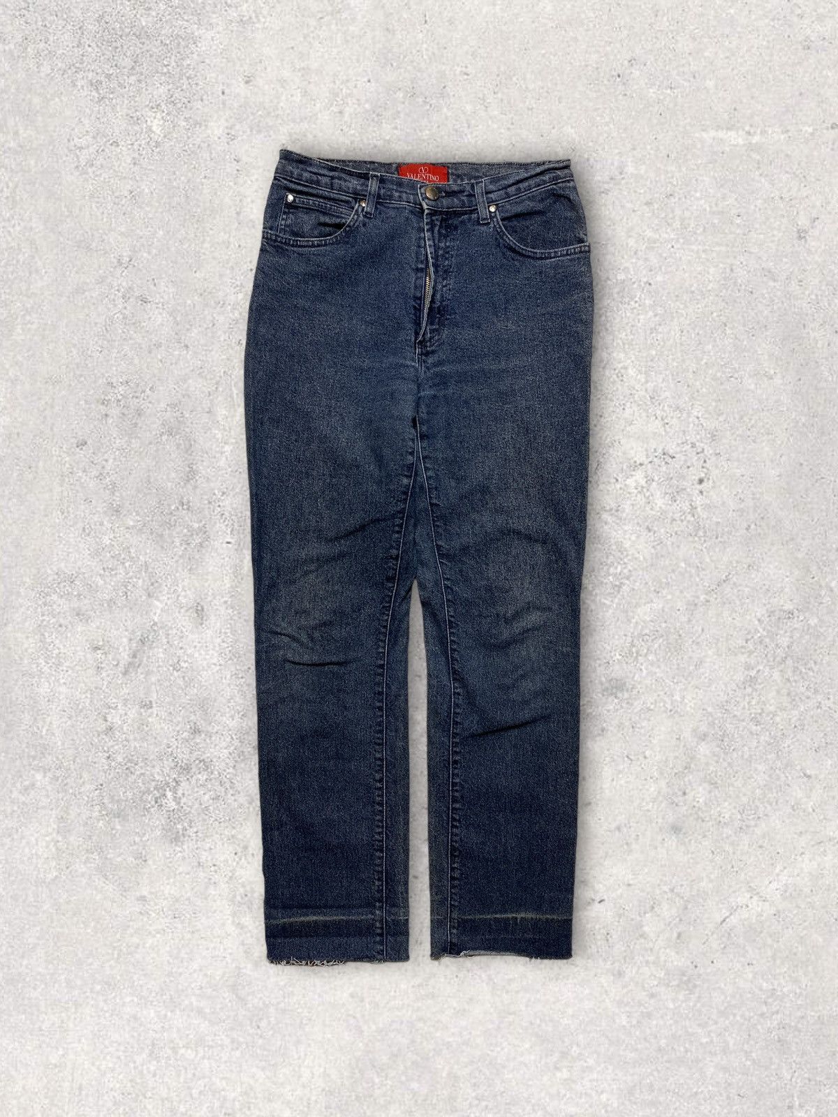 Designer Valentino vintage denim jeans y2k oldmoney luxury premium Size 28" / US 6 / IT 42 - 2 Thumbnail