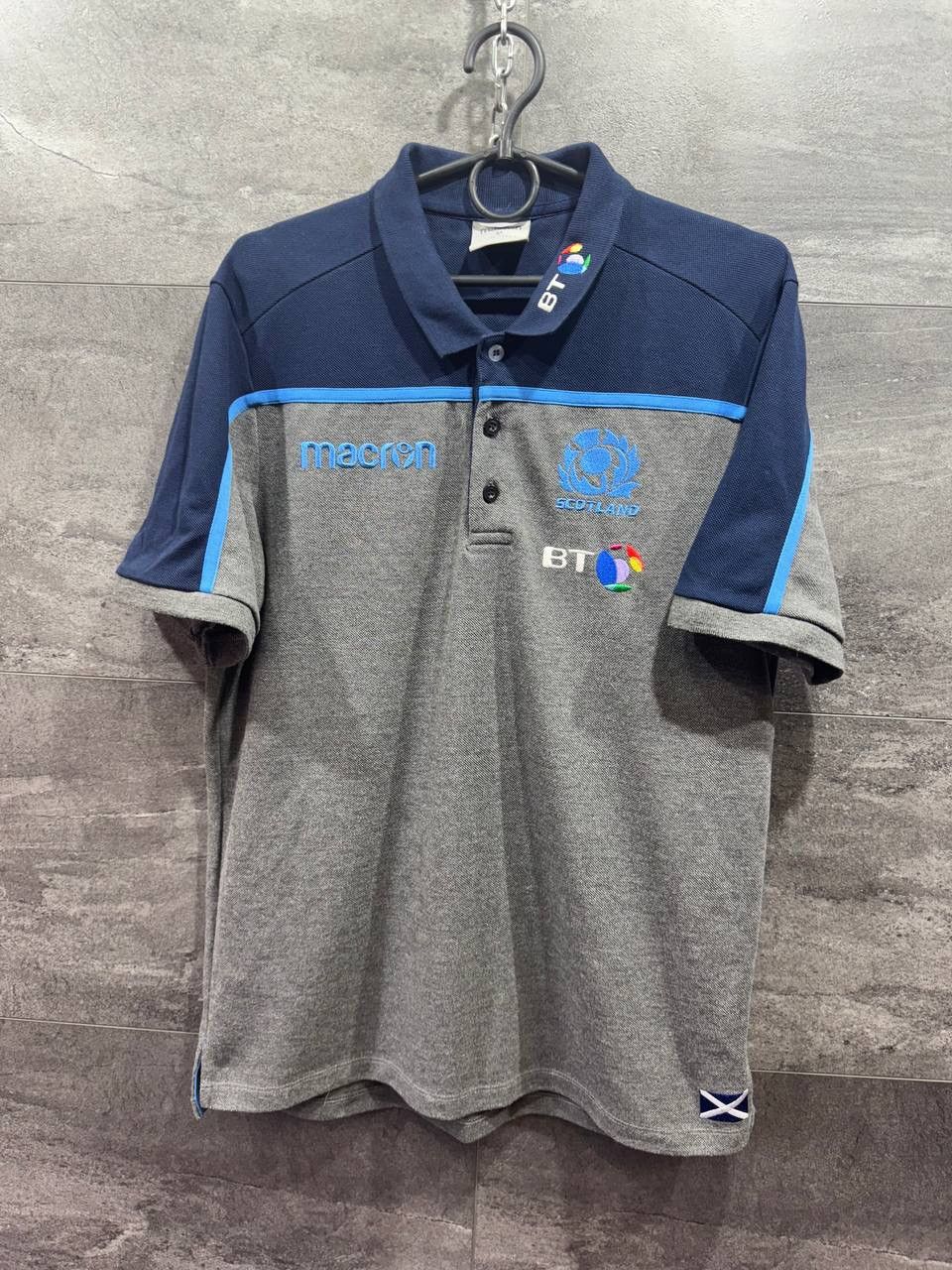 Macron Scotland Rugby Macron BT Polo Shirt Jersey Size US M / EU 48-50 / 2 - 1 Thumbnail
