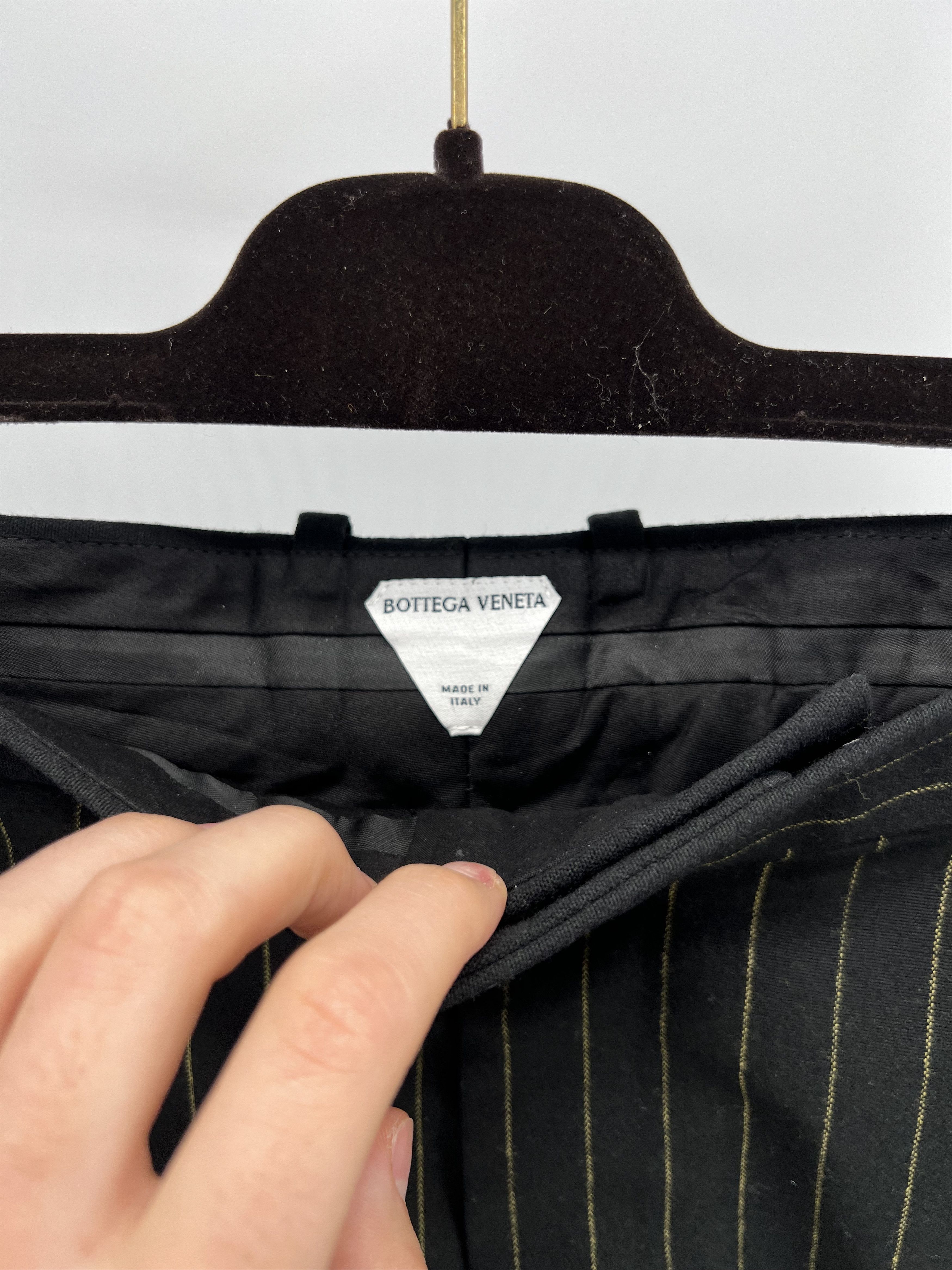 Bottega Veneta Bottega Veneta Pinstripe Trousers Size 48 Size US 32 / EU 48 - 2 Thumbnail