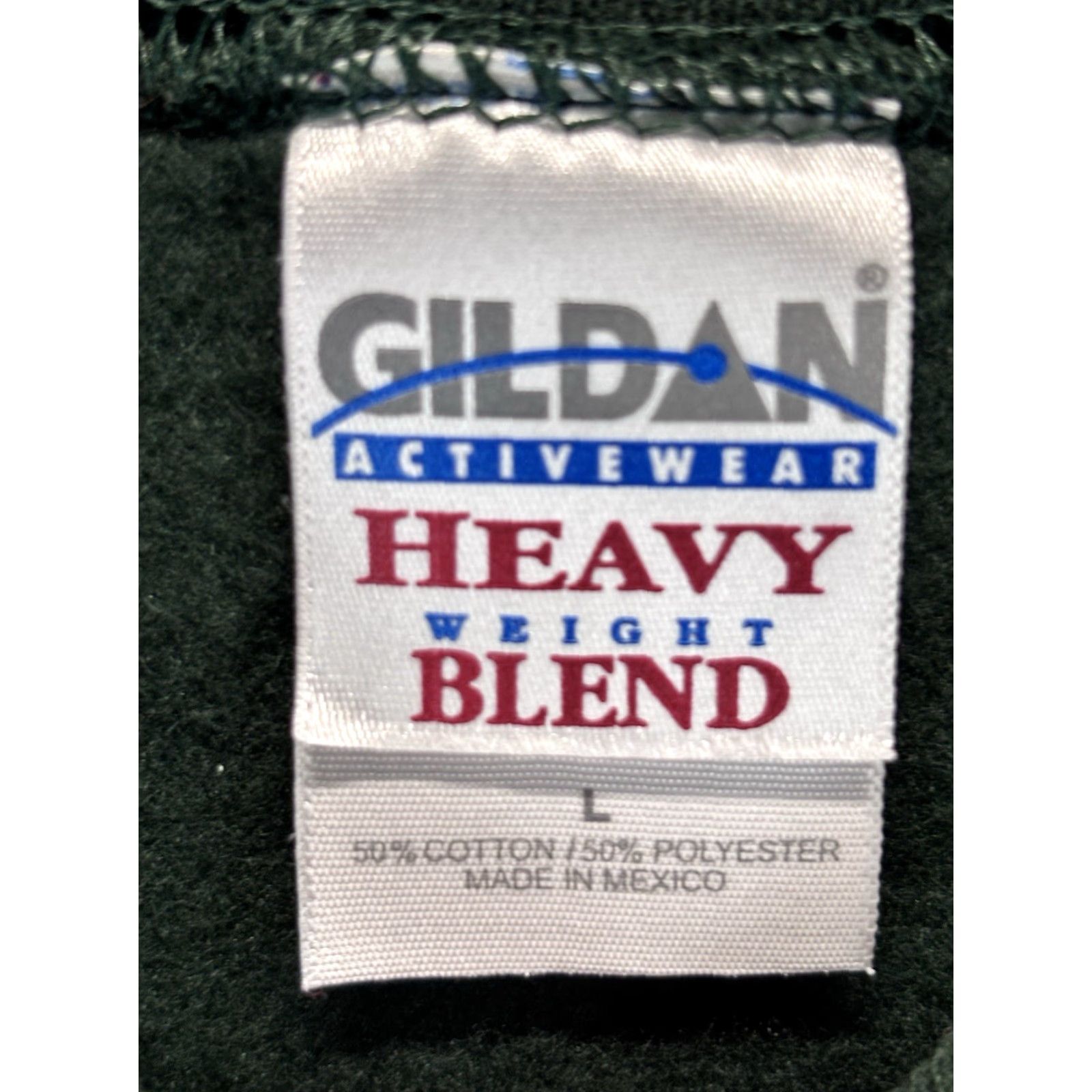 Gildan Vintage Gildan Sweatshirt Men’s Large Green Wolf Embroidered Crew Neck Nature 90s Size US L / EU 52-54 / 3 - 5 Thumbnail