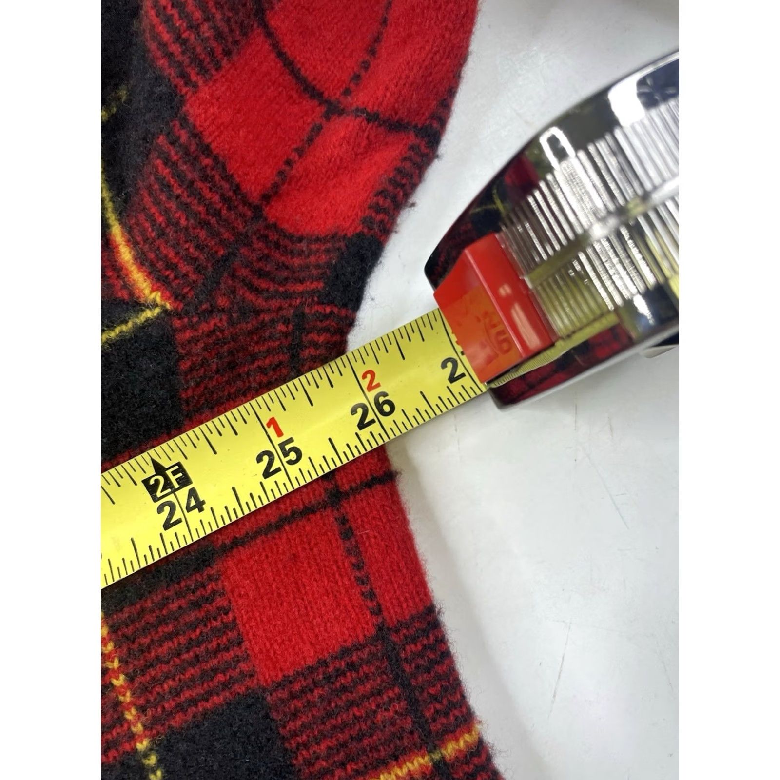 Ralph Lauren Ralph Lauren Polo Sweater Knit Plaid Shawl Collar Wool 2XL Men Red, Pullover, Regular Size, Wool Size US XXL / EU 58 / 5 - 4 Thumbnail