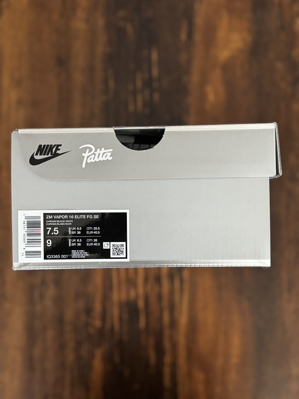 Nike × Patta Patta × Nike Mercurial Vapor 16 Elite IQ3365 001 Size US 7.5 / EU 40-41 - 2 Thumbnail