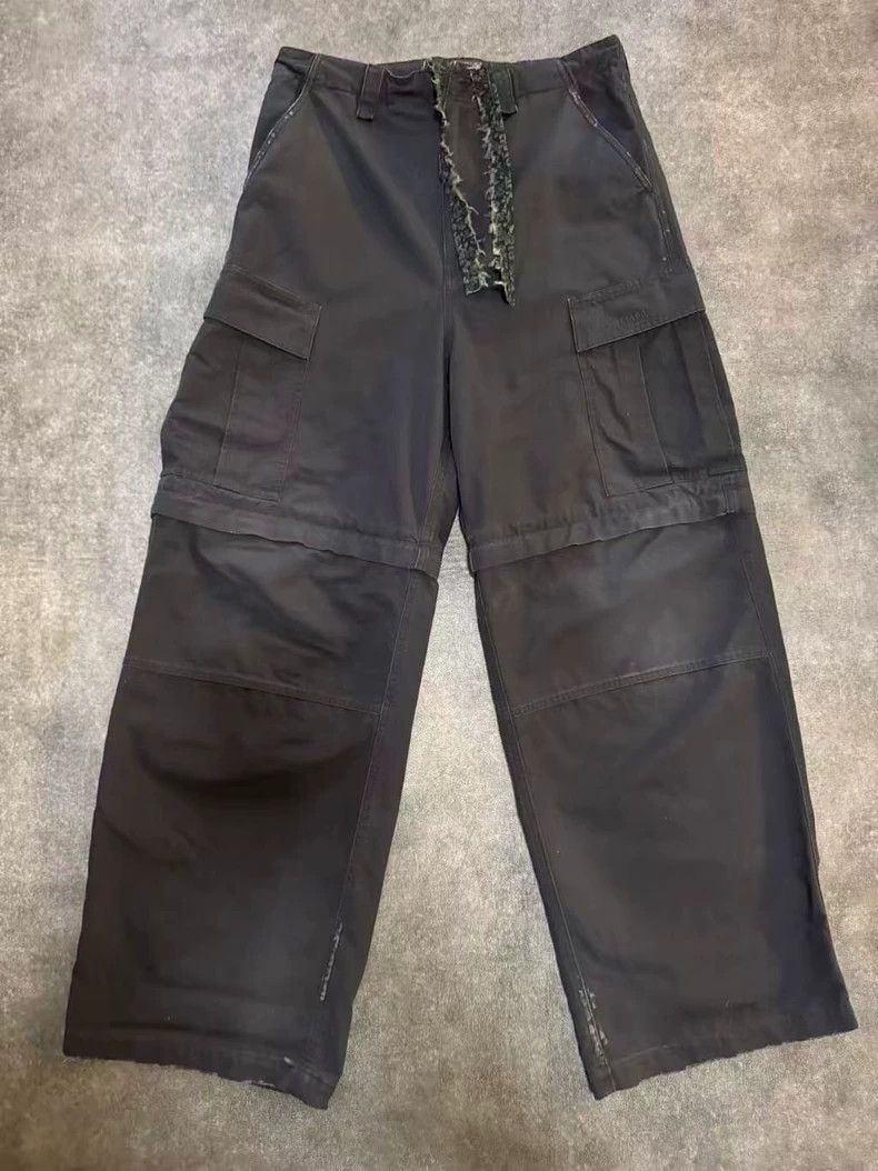 Balenciaga Balenciaga size XXS Green Drawstring Work Pants Size US 27 - 1 Thumbnail