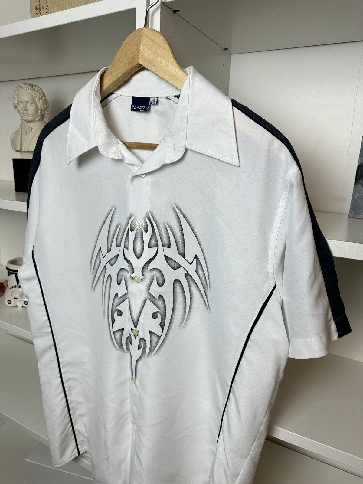 Affliction Vintage tribal shortsleeve button up shirt Size US M / EU 48-50 / 2 - 4 Thumbnail