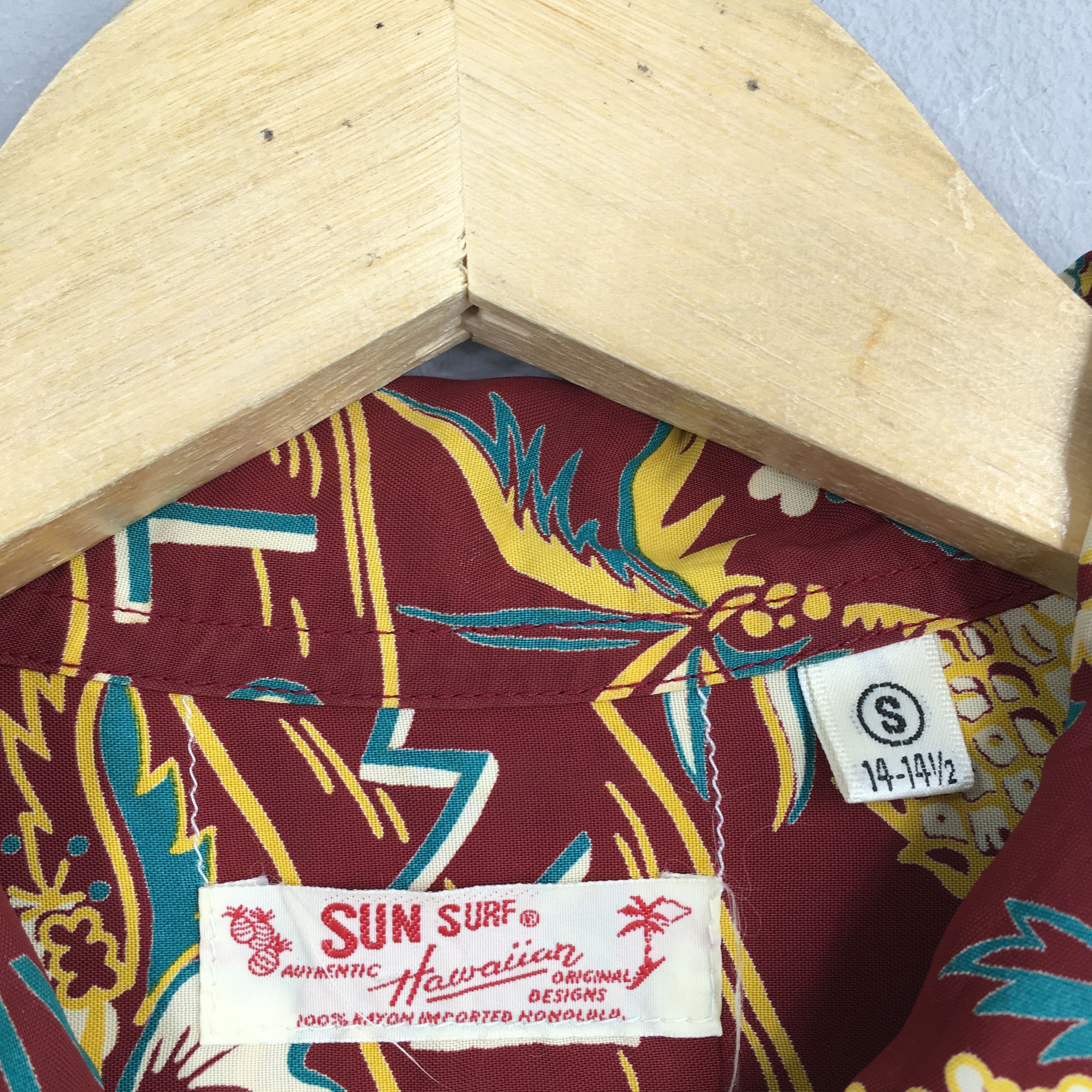 Sun Surf × Toyo Enterprises Vintage Sun Surf Hula Girl Ukulele Hawaii Rayon Shirt Small Size US S / EU 44-46 / 1 - 5 Thumbnail