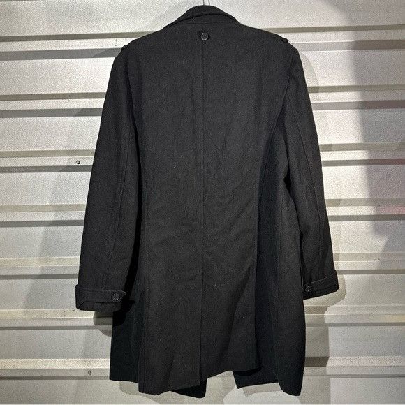 I.N.C INC INTERNATIONAL CONCEPTS OVERSIZED TRENCH COAT BLACK SZ M Size M / US 6-8 / IT 42-44 - 5 Thumbnail