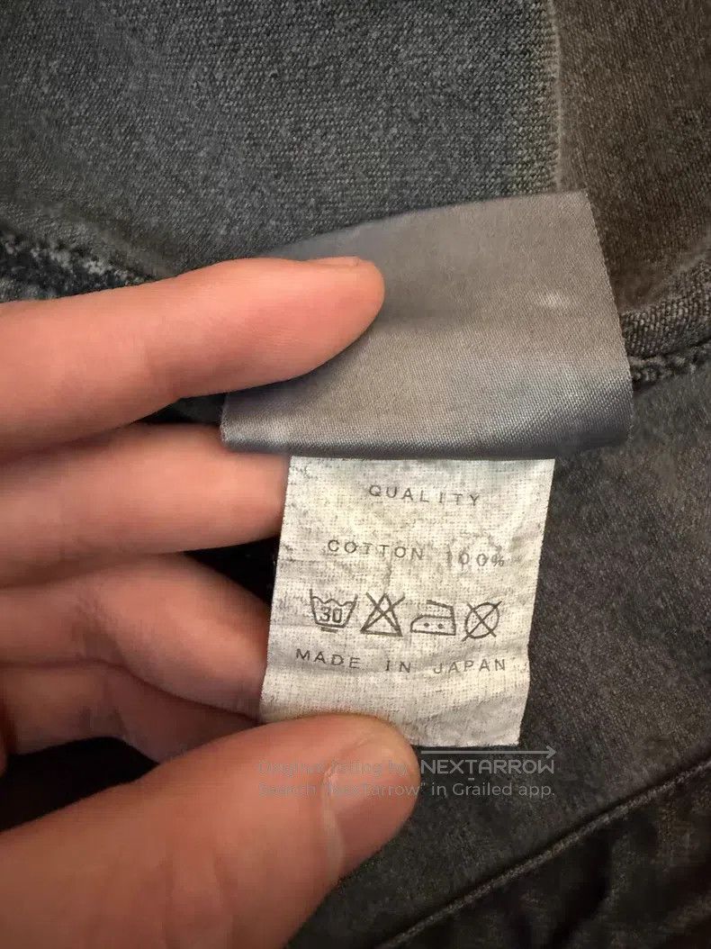 Julius Julius Dirty Dyed Deconstructed Collarless Denim Jacket Size US S / EU 44-46 / 1 - 5 Thumbnail