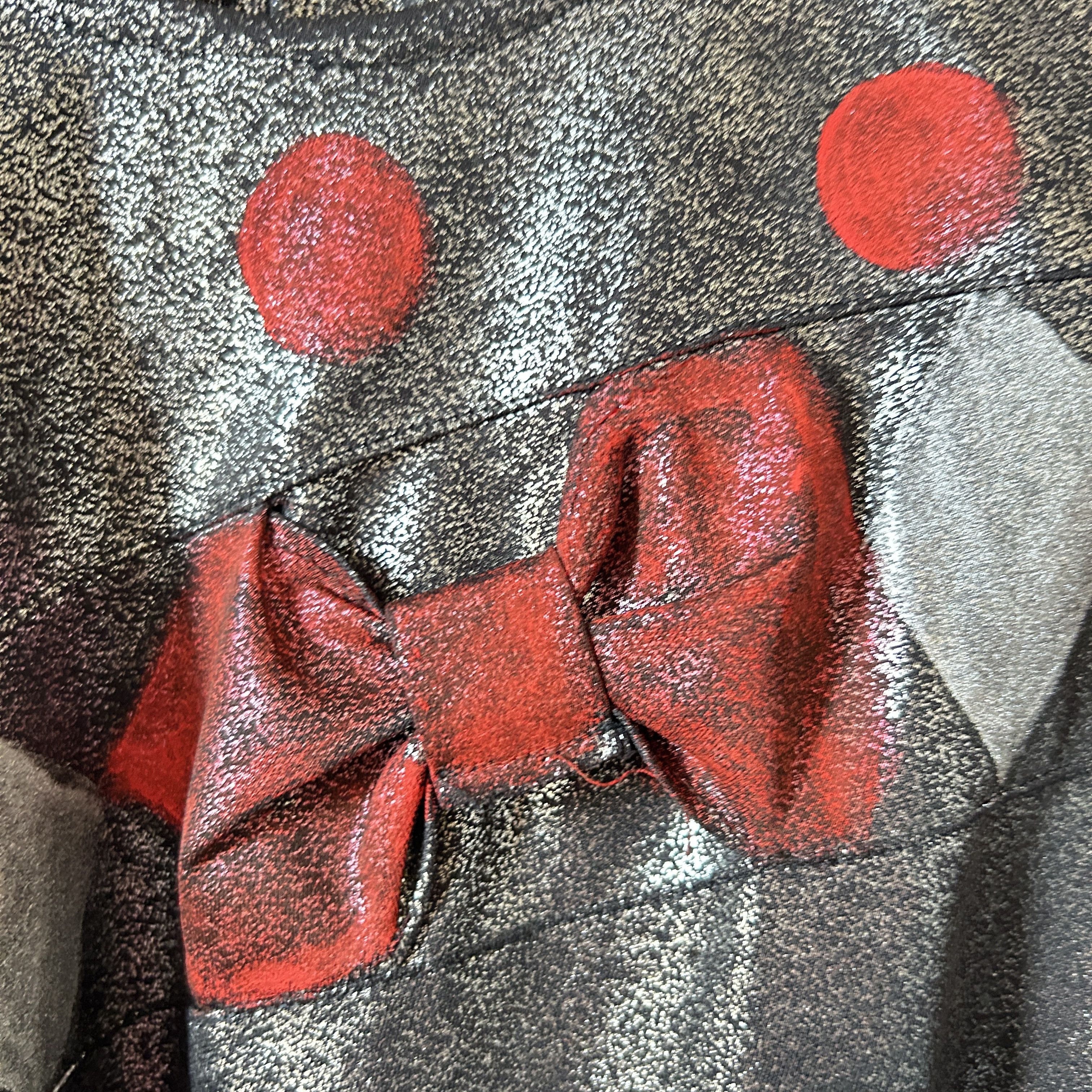 Custommade Custommade Polka Dot Argyle Harlequin Metallic Blouse Size L / US 10 / IT 46 - 14 Thumbnail