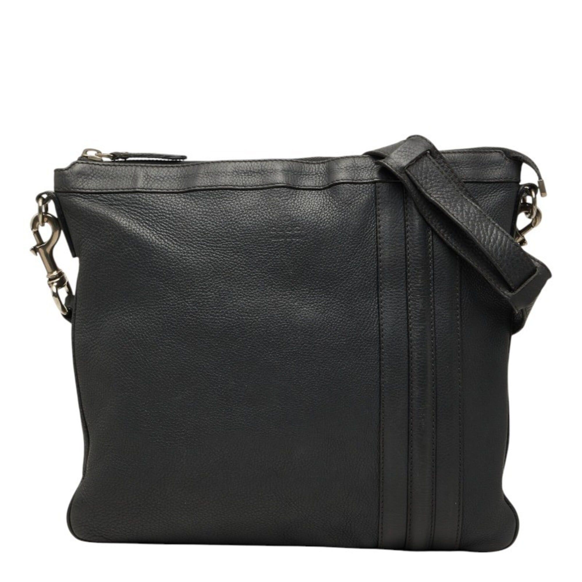 Gucci Gucci Crossbody Shoulder Bag 233329 Gray Leather Women's GUCCI Size ONE SIZE - 1 Thumbnail