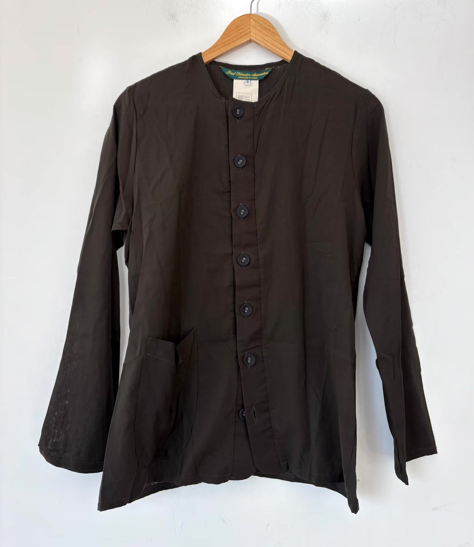 Paul Harnden Shoemakers Paul Harnden 25SS Silk Collarless Shirt Ｑ21 Size US S / EU 44-46 / 1 - 1 Thumbnail