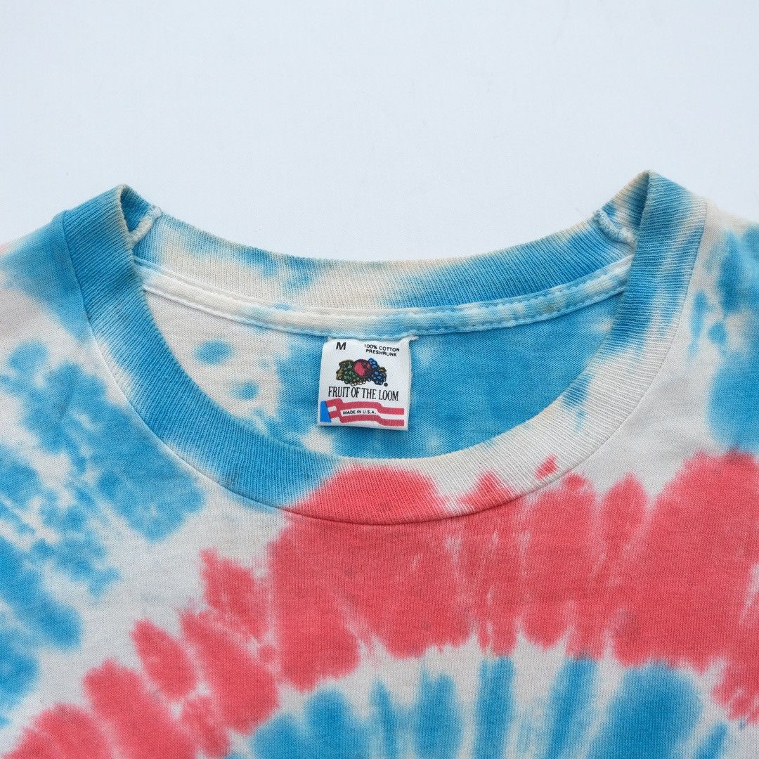 Vintage 1988 Grateful Dead Up And Down Skull Red Blue Tie Dye Size US M / EU 48-50 / 2 - 3 Thumbnail