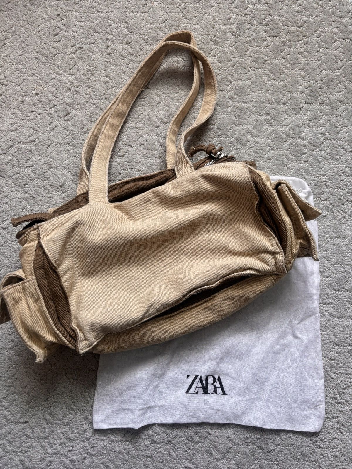 Zara Cargo Shoulder Bag Size ONE SIZE - 2 Thumbnail