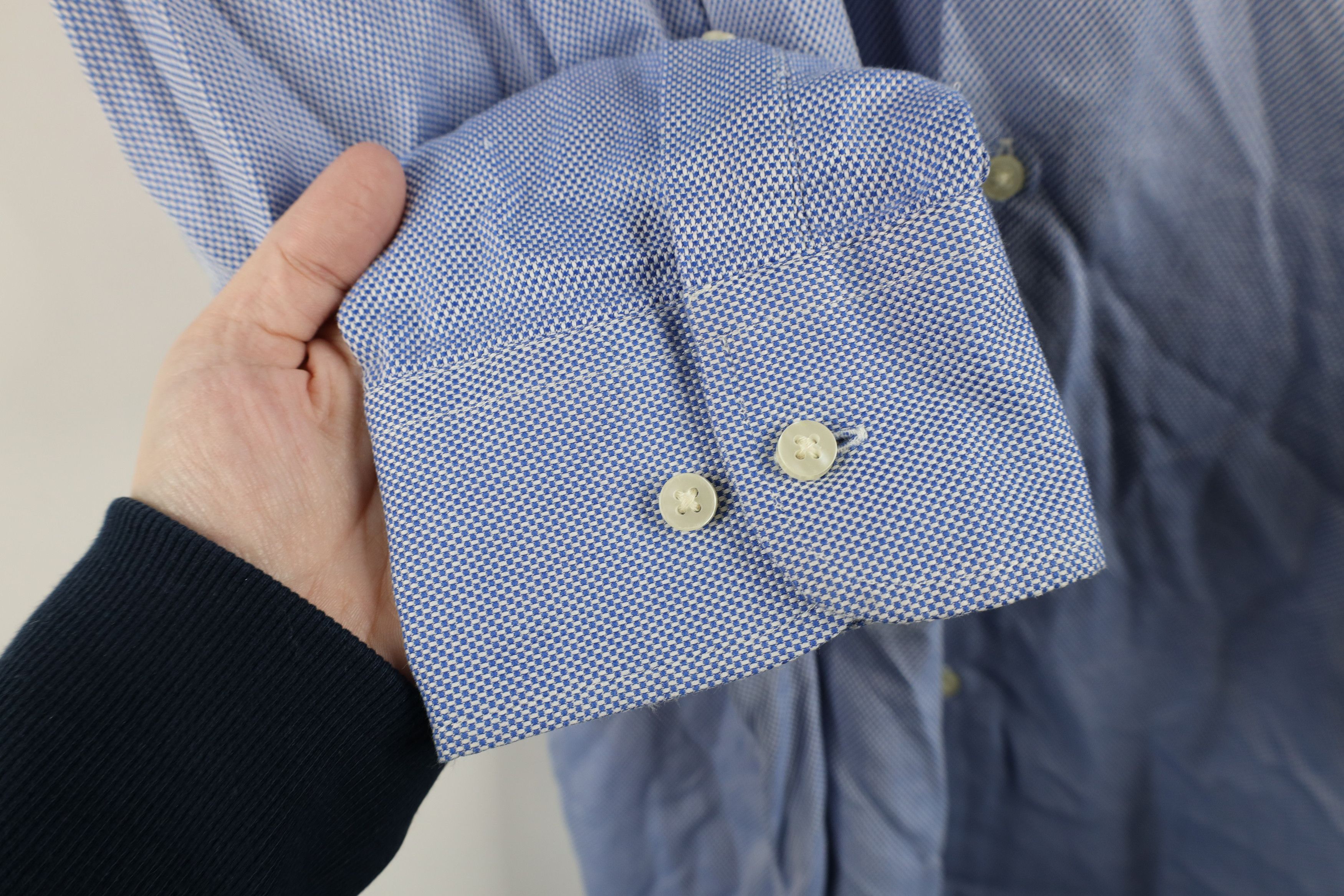Peter Millar × Vintage Peter Millar Heavyweight Oxford Button Down Shirt Blue Size US XL / EU 56 / 4 - 7 Thumbnail
