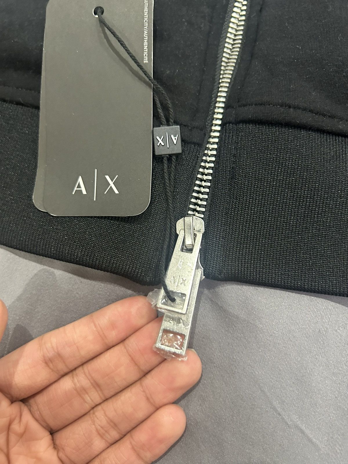 Armani Exchange Armani Exchange Zip-Front Sweatshirt Size US S / EU 44-46 / 1 - 8 Thumbnail