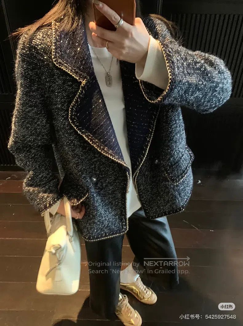 Chanel Chanel Ground Control Centre Series Silhouette Lapel Jacke Size XS / US 0-2 / IT 36-38 - 8 Thumbnail