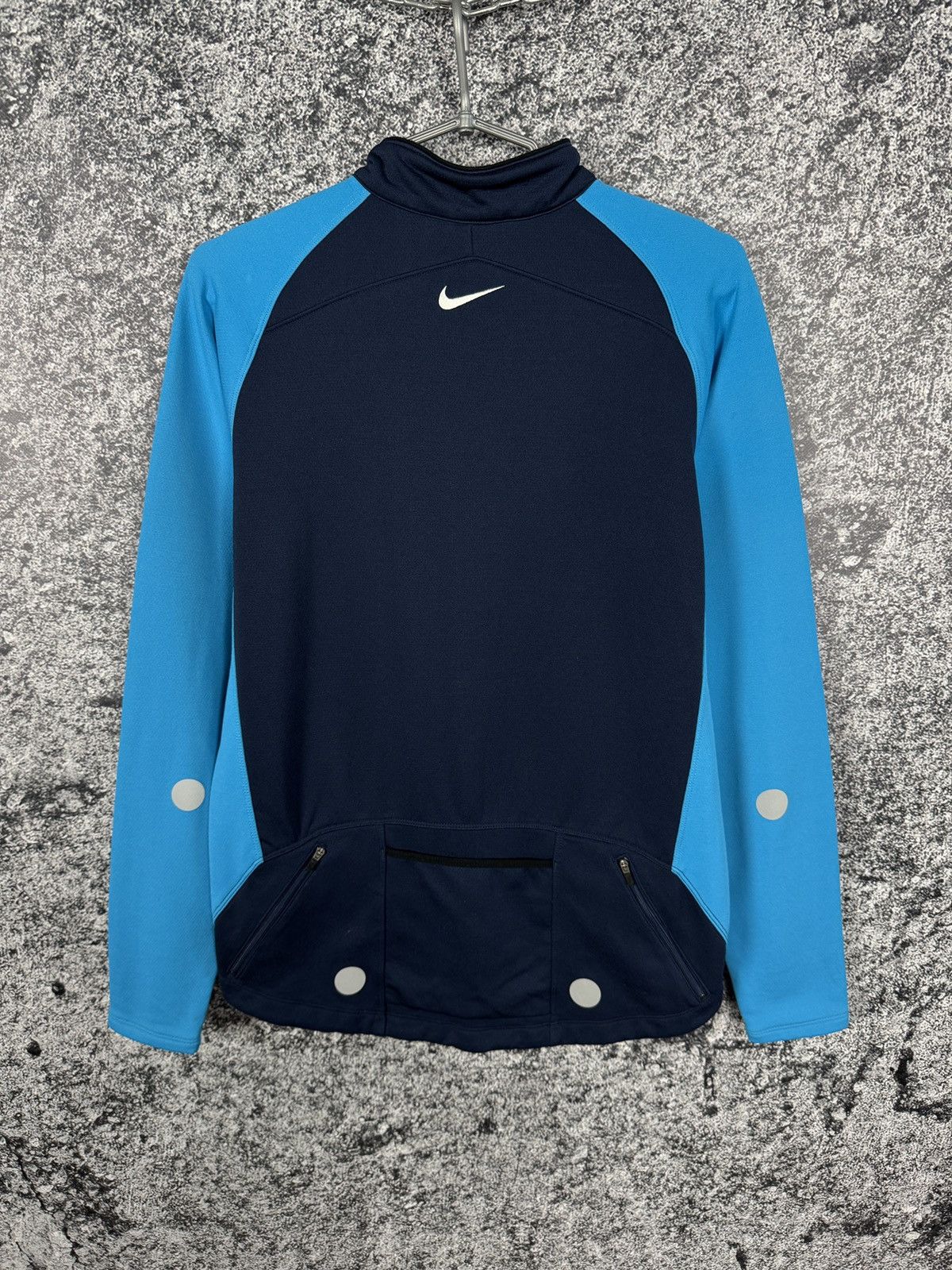 Nike Men’s Nike Fit Therma Cycling Full Zip Jacket Vintage Size L Size US L / EU 52-54 / 3 - 12 Thumbnail