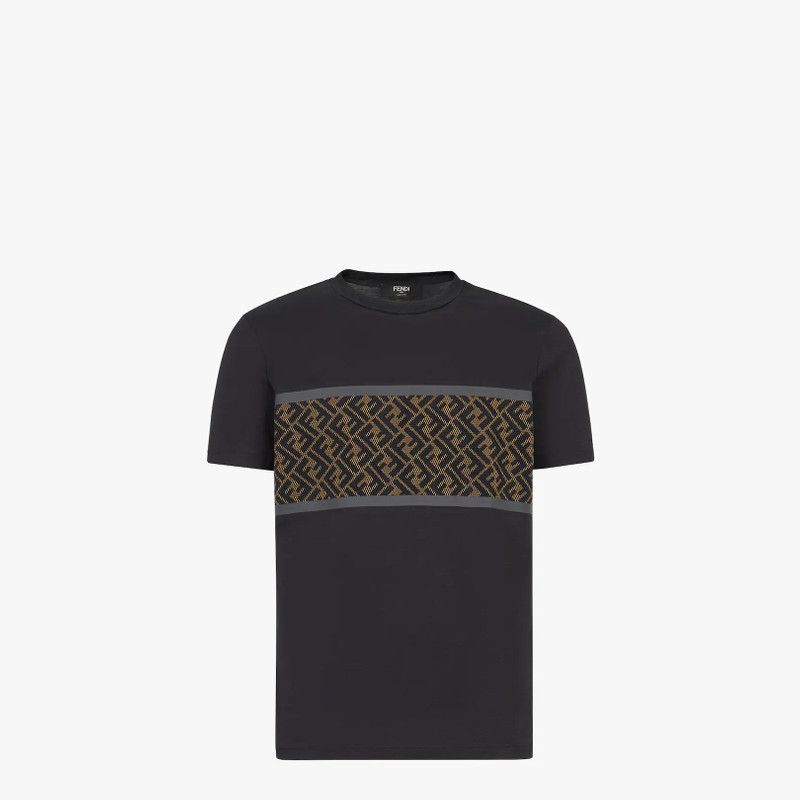 Fendi o1B3y1r0326 T-Shirt in Black Size US L / EU 52-54 / 3 - 1 Thumbnail