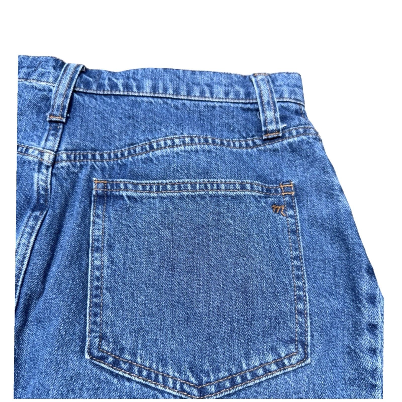 Madewell Madewell Skirt A-Line Denim Blue 29 Women Short Lined Pieced Edition Rigid® (if applicable) Size 29" - 5 Thumbnail
