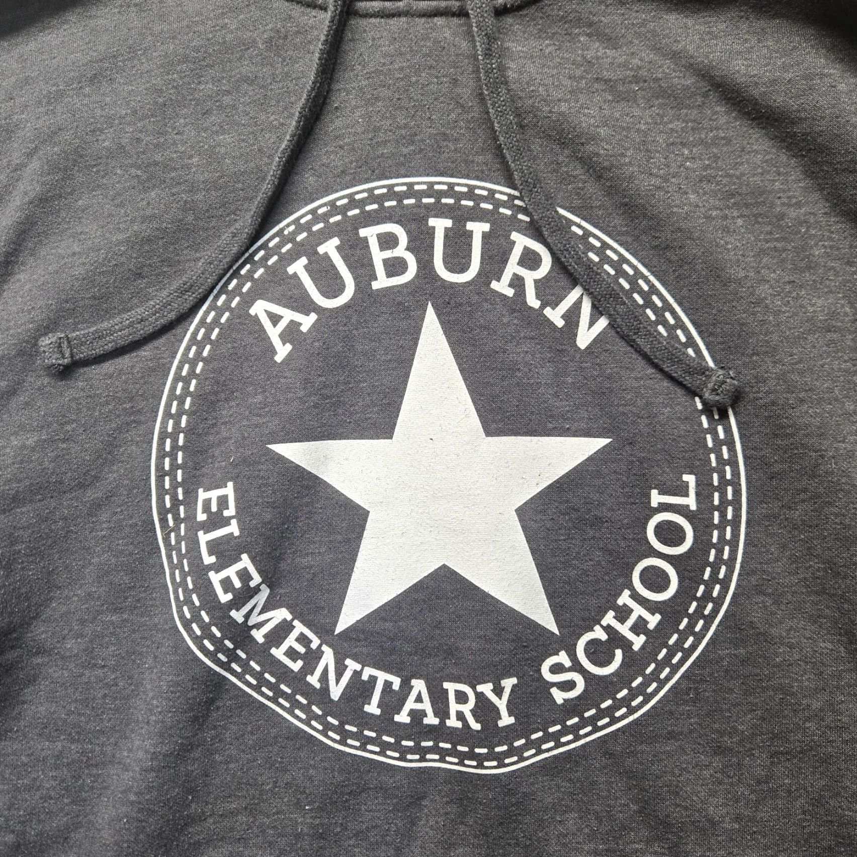 Vintage Auburn Elementary School Radford Virginia VA Jacket Hoodie Sweater Unbranded Unisex Adults L Gray Canvas Logo Pullover School College University 90s? Size US L / EU 52-54 / 3 - 2 Thumbnail