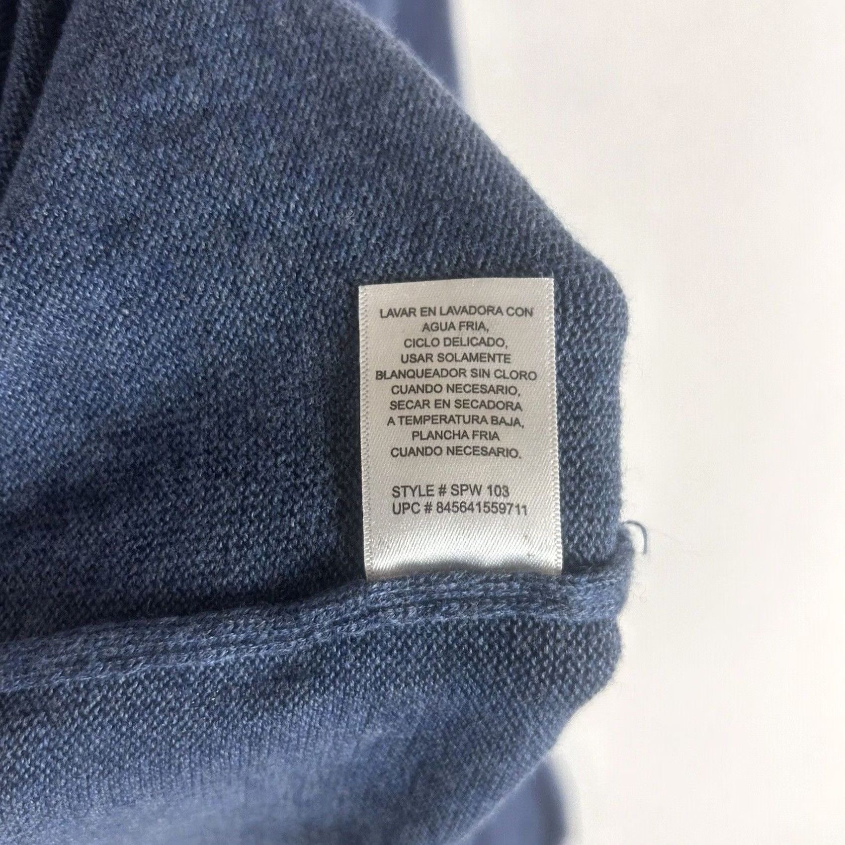 Vintage Southern Pines Mens XL Blue Long Sleeve Crew Neck Golf Sweater Pullover Casual Knit Cotton Size US XL / EU 56 / 4 - 6 Thumbnail
