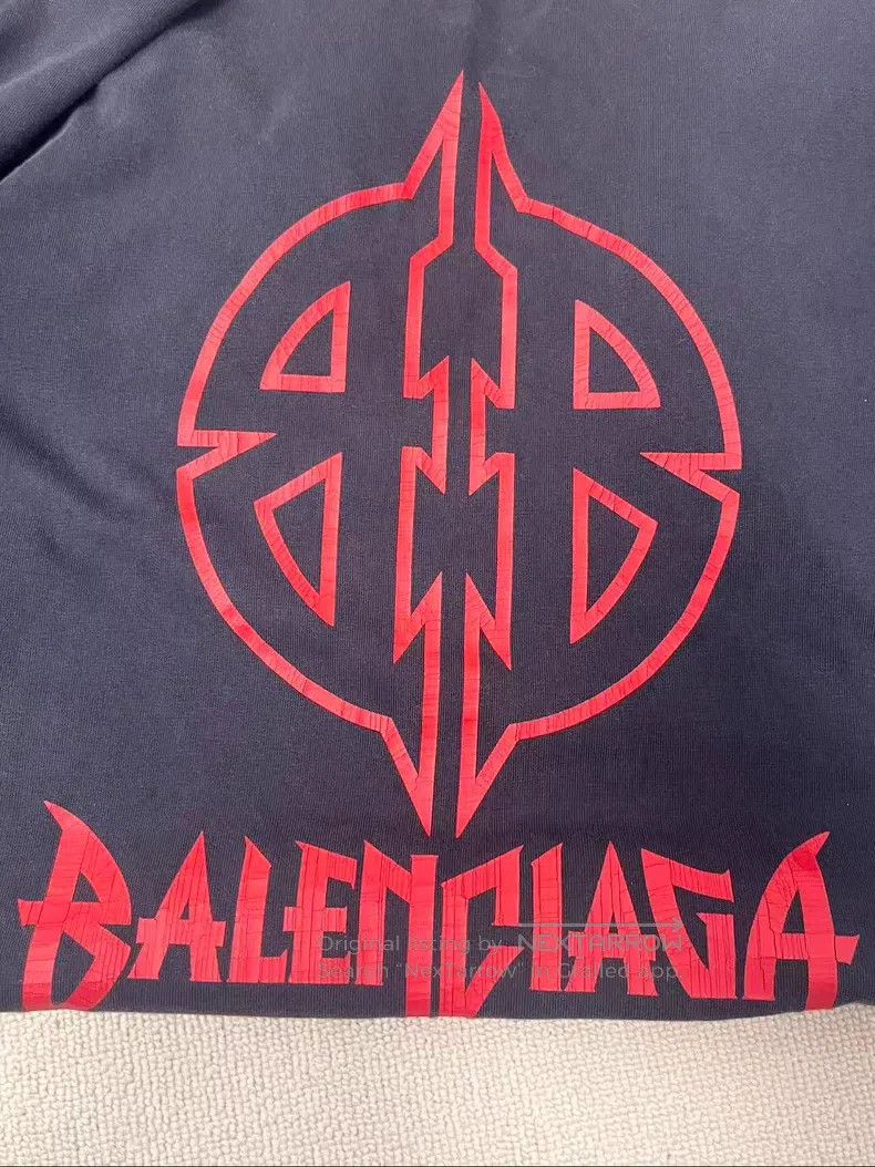 Balenciaga Balenciaga Letter Printed Crew Neck Long Sleeve Sweatshirt Size US M / EU 48-50 / 2 - 3 Thumbnail