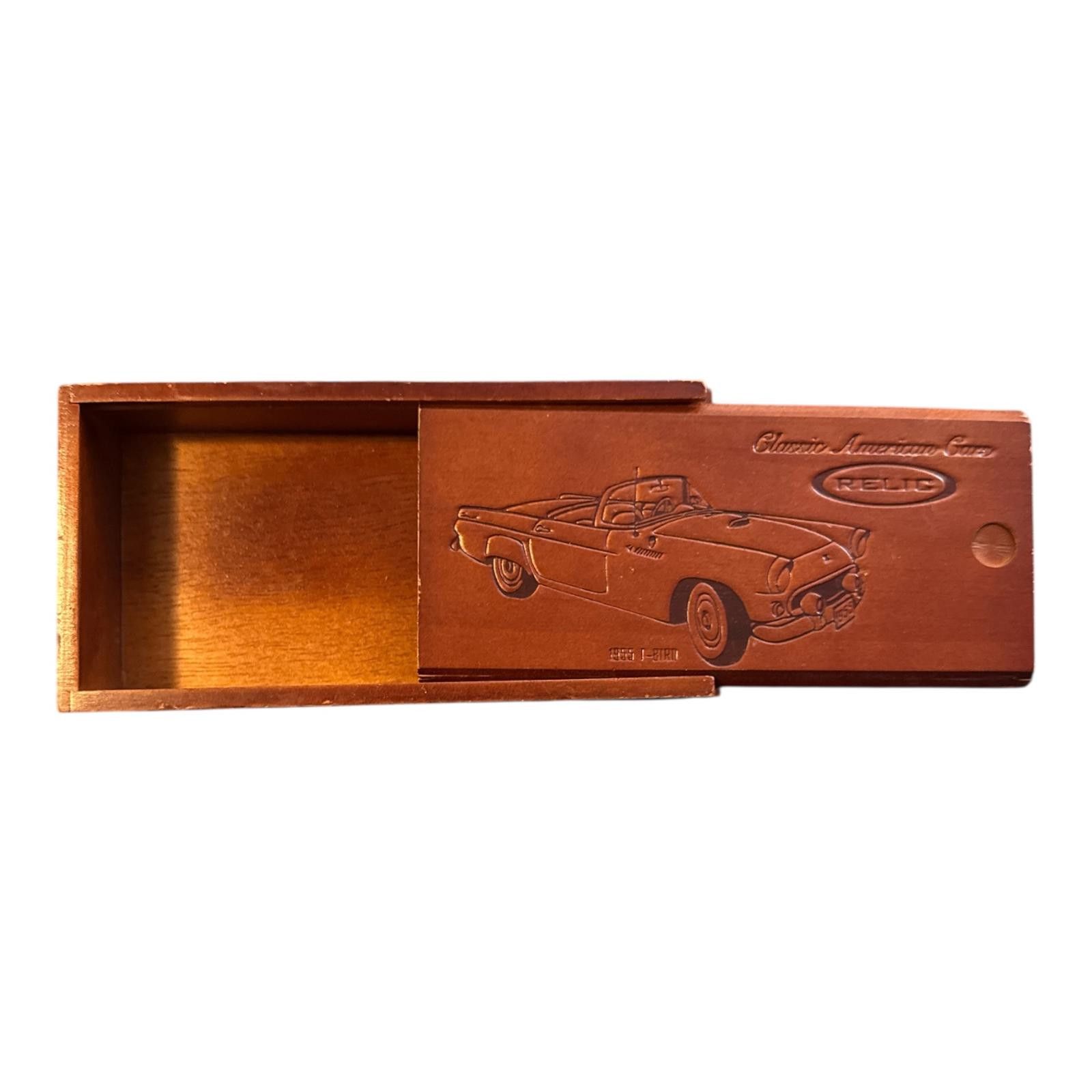 Relic Classic American Cars Wooden Box with Sliding Lid Size ONE SIZE - 2 Thumbnail