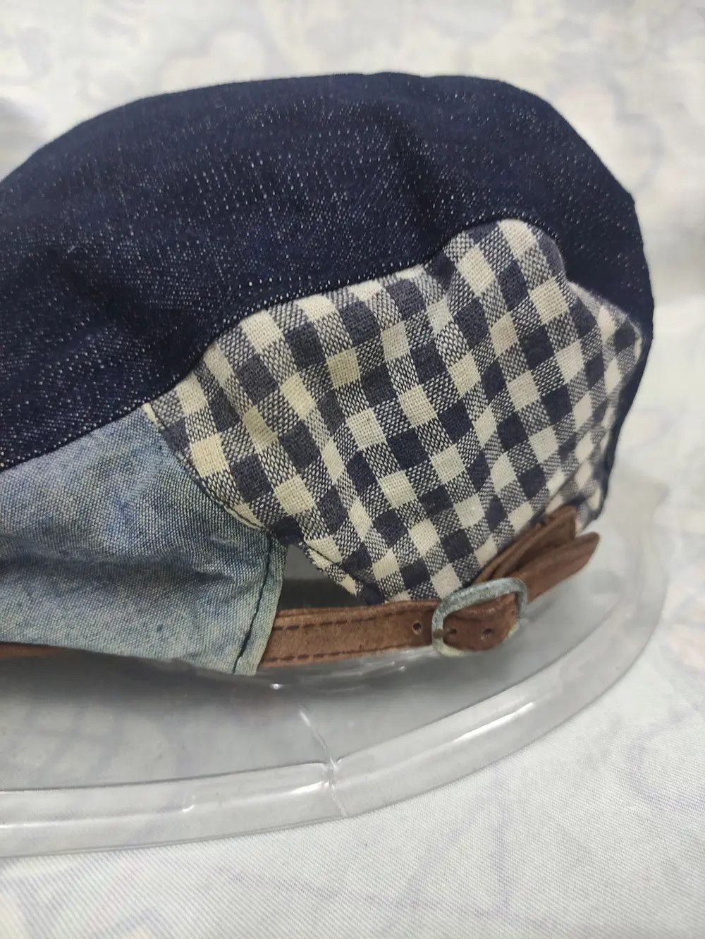 Japanese Brand × Vintage JAPANESE BRAND DENIM PATCHWORK BARETTA CAP Size ONE SIZE - 5 Thumbnail
