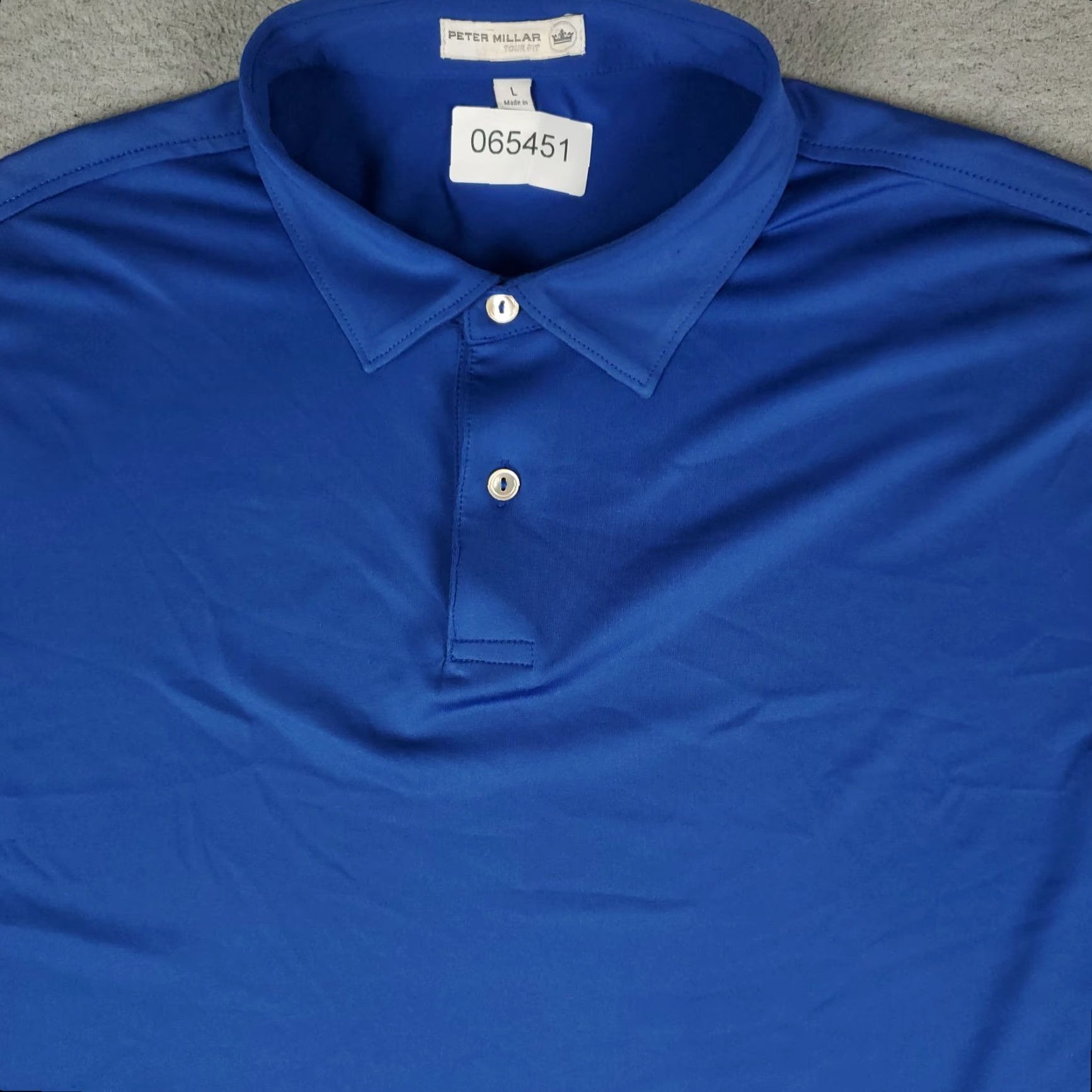 Peter Millar Peter Millar Polo Shirt Mens Large Blue Tour Fit Glen Club Golf Short Sleeve Size US L / EU 52-54 / 3 - 2 Thumbnail