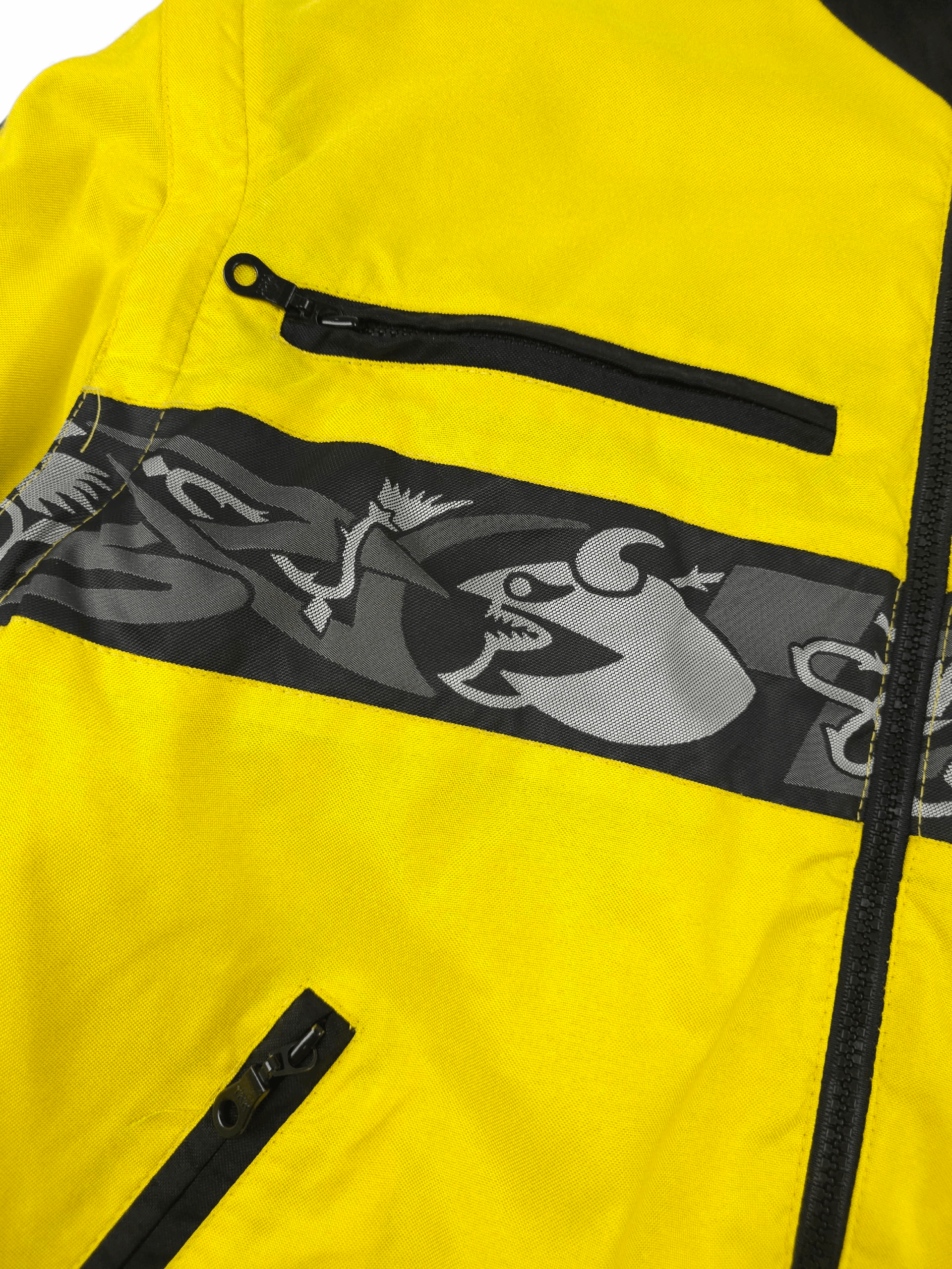 Dainese 💎 Vintage Dainese Belzebu Yellow Biker Moto Jacket Y2K Size US L / EU 52-54 / 3 - 4 Thumbnail