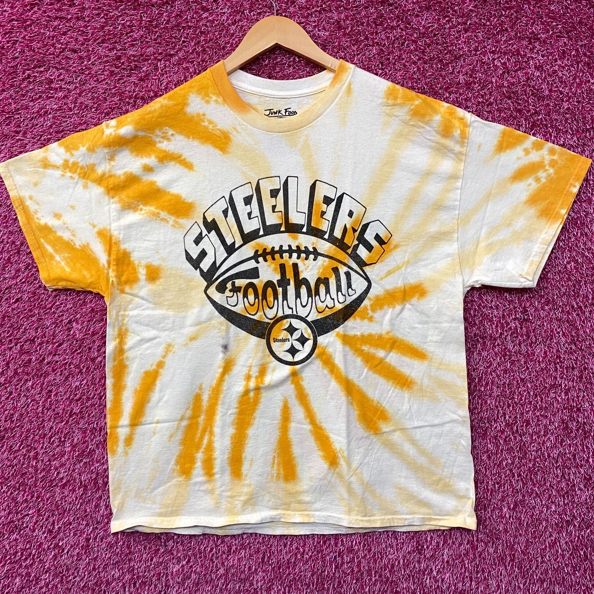 Junk Food Junk Food Pittsburgh Steelers Football Tie Dye T-Shirt Large Size US L / EU 52-54 / 3 - 1 Thumbnail
