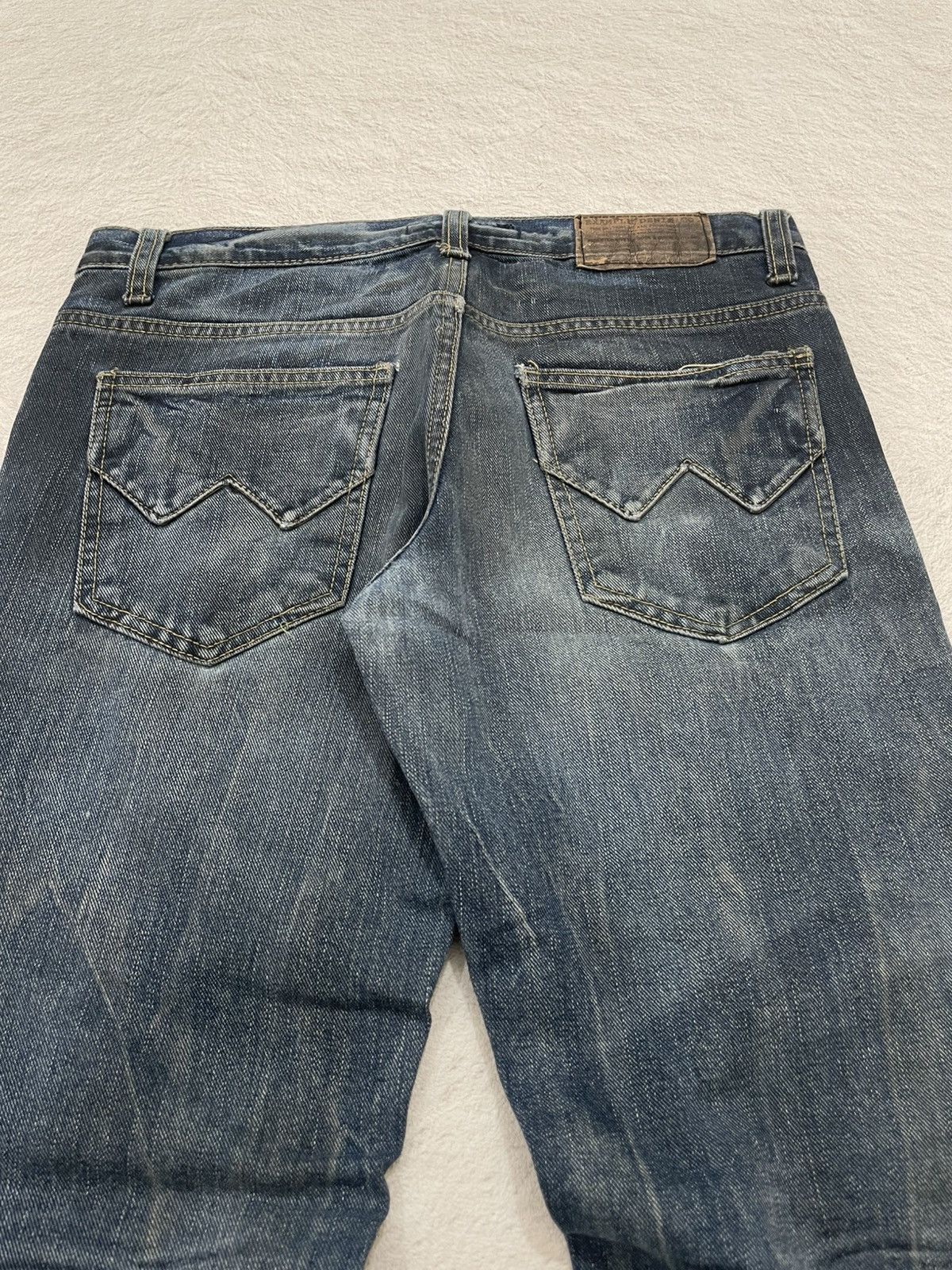 Japanese Brand 2000s Example Basic Denim Mudwash Y2K Size US 30 / EU 46 - 5 Thumbnail