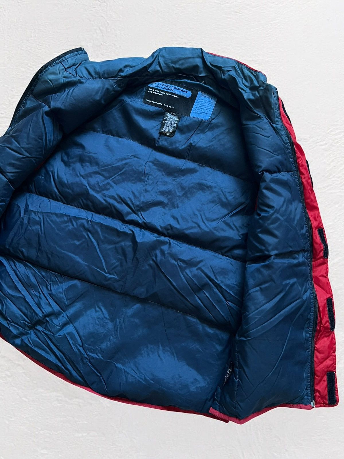 Polo Ralph Lauren × Vintage POLO RALPH LAUREN GOOSE DOWN PUFFER VEST VINTAGE Size US L / EU 52-54 / 3 - 5 Thumbnail