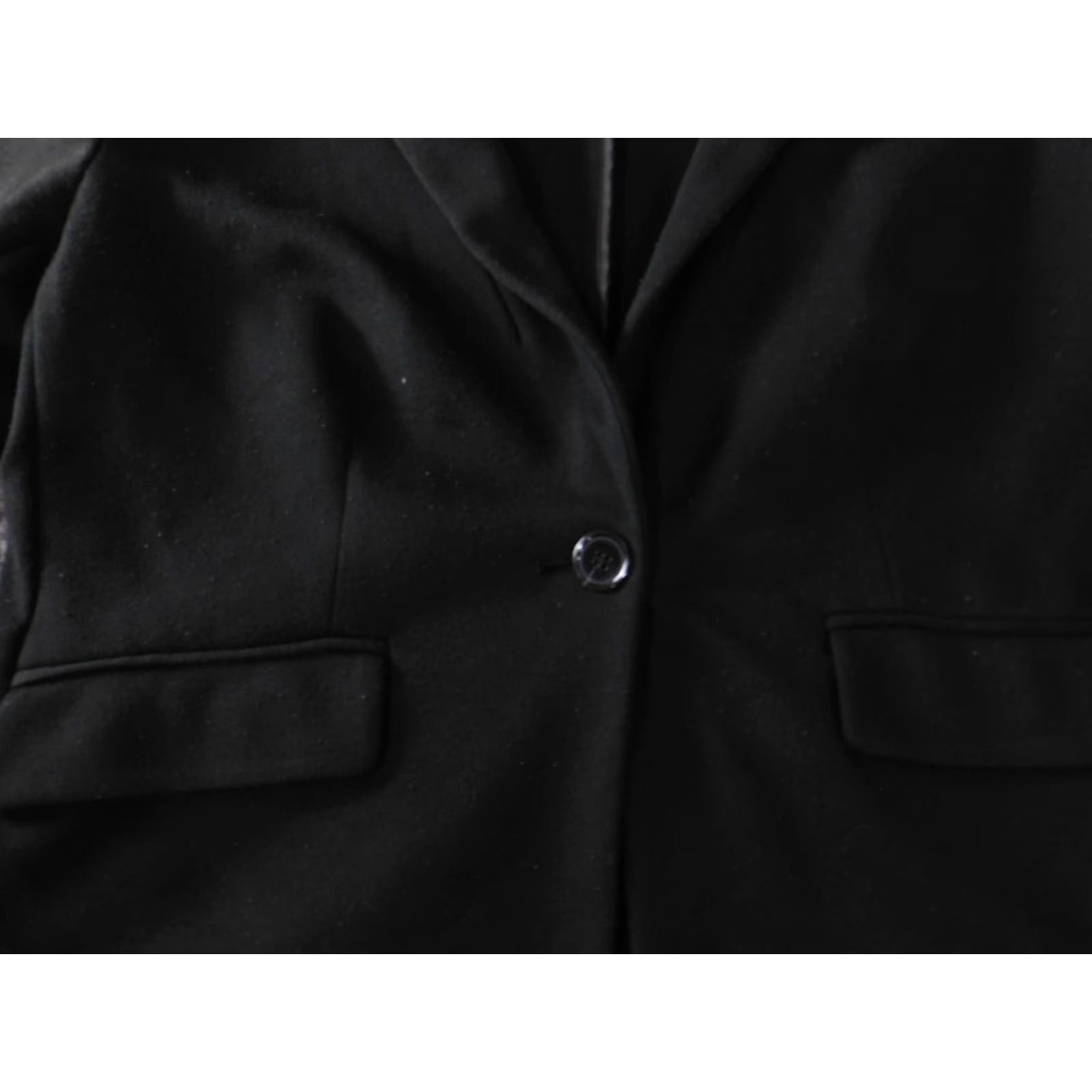 Laundry by Shelli Segal Laundry by Shelli Segal Womens Jacket 14 Black One Button Blazer Size XL / US 12-14 / IT 48-50 - 2 Thumbnail
