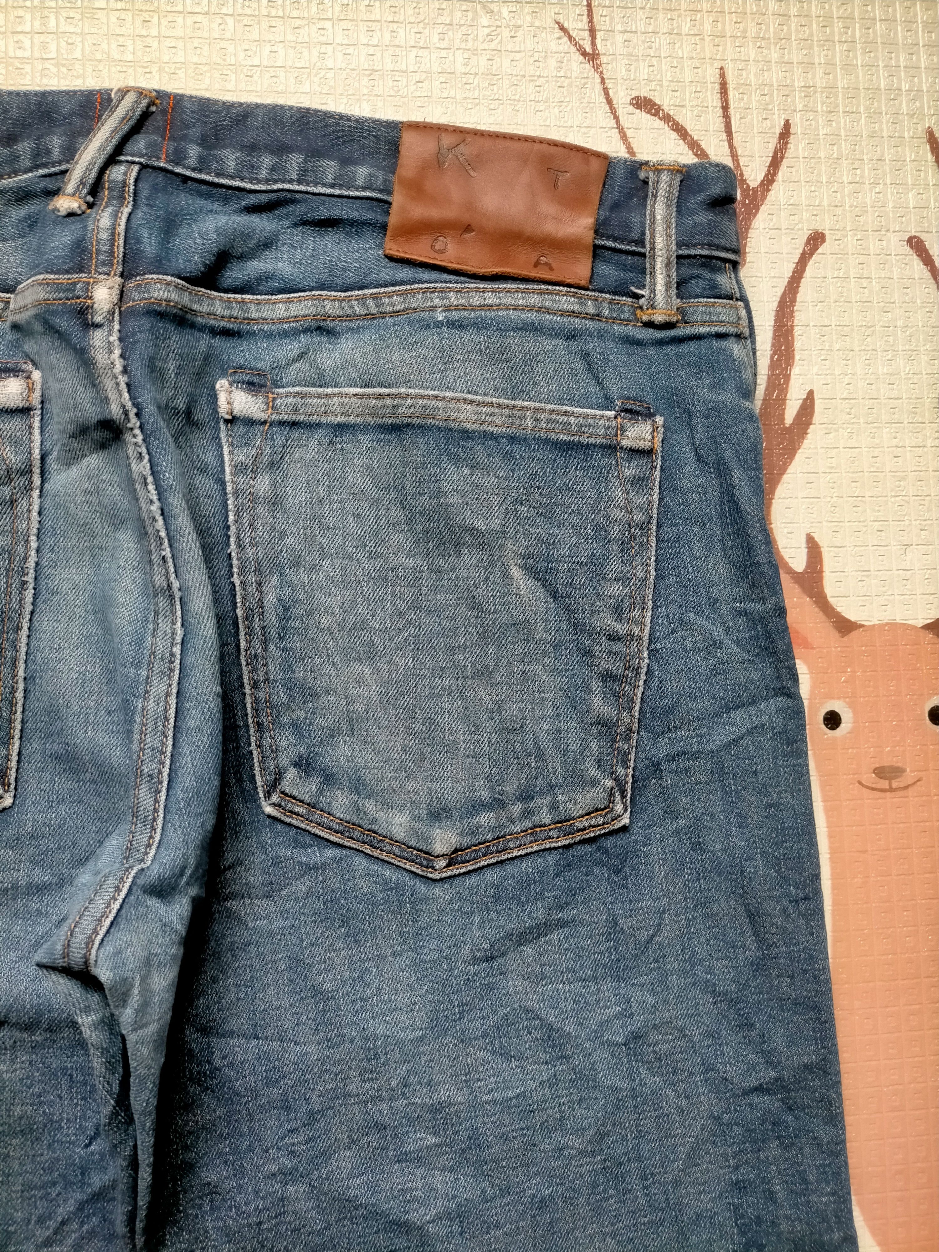 Hiroshi Kato Hiroshi Kato Denim Selvedge Slim Stretch Jeans Size US 34 / EU 50 - 13 Thumbnail