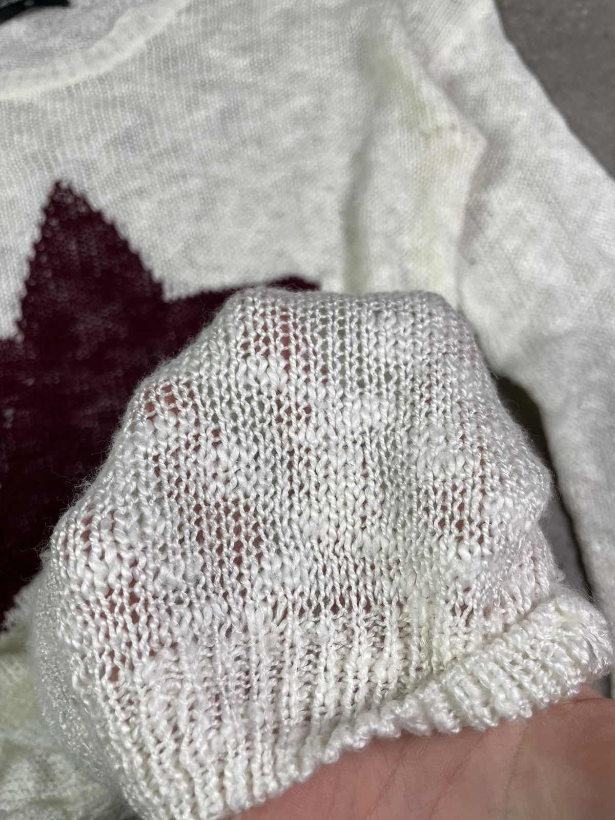Japanese Brand × Vintage Vintage Y2K Star crochet Sweater Avant Garde Size US S / EU 44-46 / 1 - 2 Thumbnail