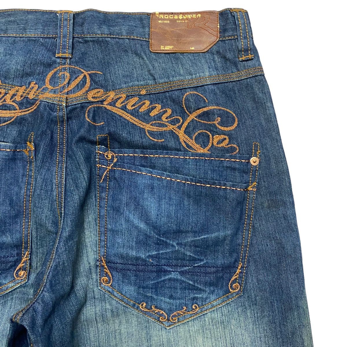 Rocawear Vintage Rocawear Baggy Spellout Embroidery Denim Jeans Size US 32 / EU 48 - 11 Thumbnail