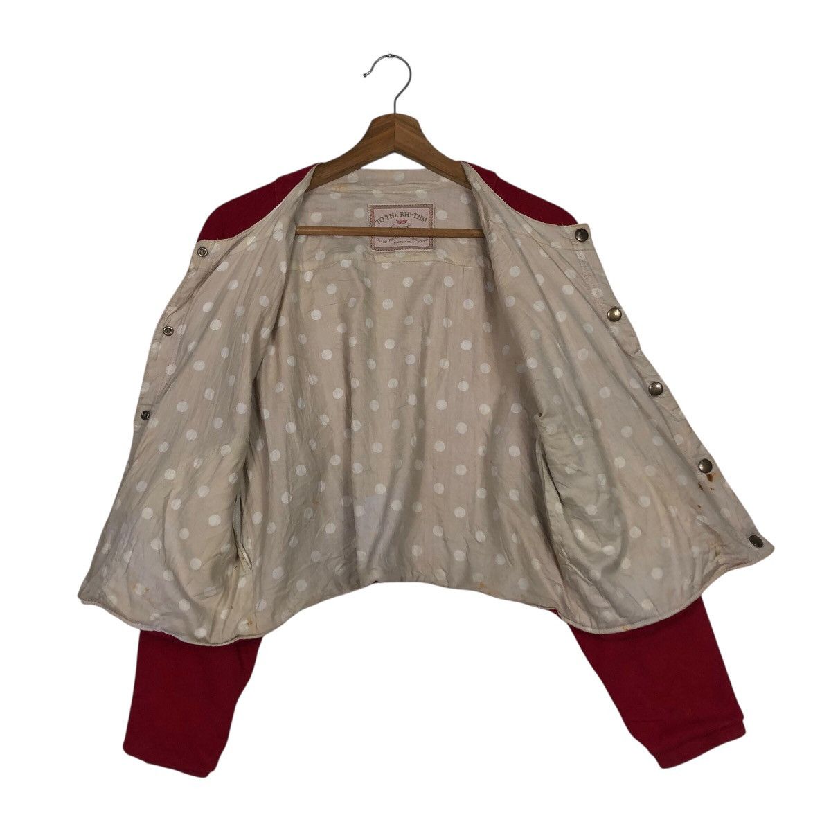 Japanese Brand Cropped Reversible Bomber Jacket To The Rhythm Issey Miyake Size M / US 6-8 / IT 42-44 - 11 Thumbnail
