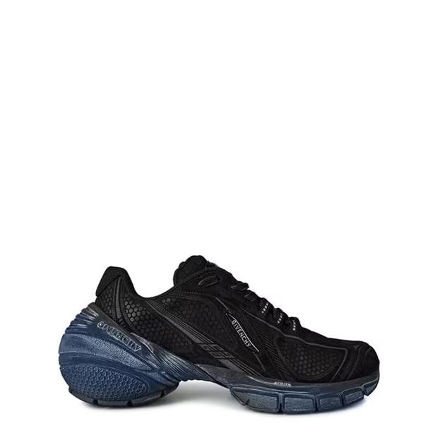 image of Givenchy O1G2R1Mq0424 Sneakers In Black & Blue in Black/Blue, Men's (Size 12)