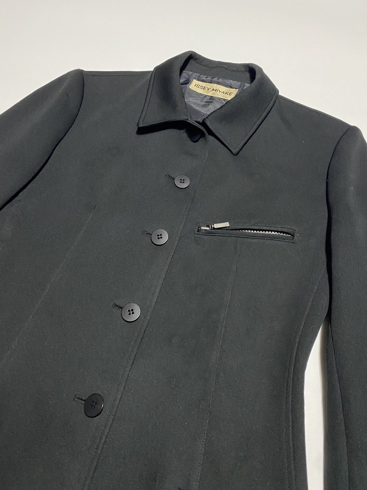 Designer ISSEY MIYAKE Casual Jacket Size 40S - 3 Thumbnail