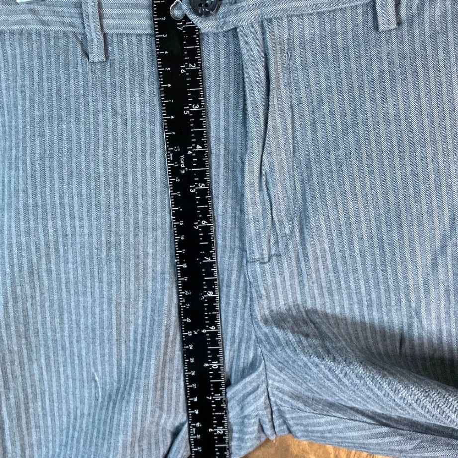 Banana Republic Banana Republic Pants Blue Pinstripe Slim Tapered Fit Stretch 32x30 Mens Casual Workwear Dress Pants Slim Tapered Blue Pinstripe 32x30 Mens Size US 32 / EU 48 - 7 Thumbnail