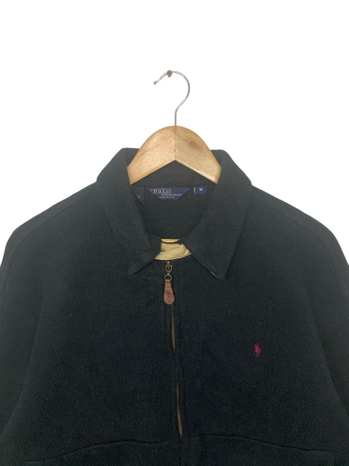 Polo Ralph Lauren × Vintage Vintage 90's Polo Ralph Lauren Small Logo Fleece Zipper Down Size US M / EU 48-50 / 2 - 6 Thumbnail