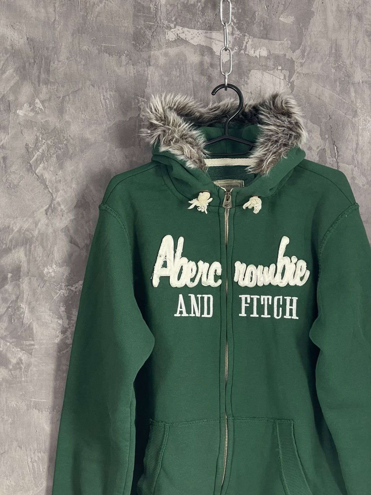 Abercrombie & Fitch × Le Grande Bleu (L.G.B.) ABERCROMBIE FAUX FUR ZIPPER HOODIE JAPANESE I6W9 LGB STYLE Size XXL / US 16-18 / IT 52-54 - 3 Thumbnail