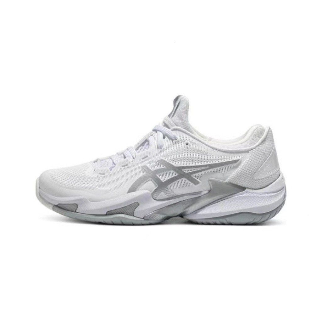 Asics ASICS Court FF 3 Professional Low Cut Tennis Shoe White Grey Size US 11 / EU 44 - 2 Thumbnail