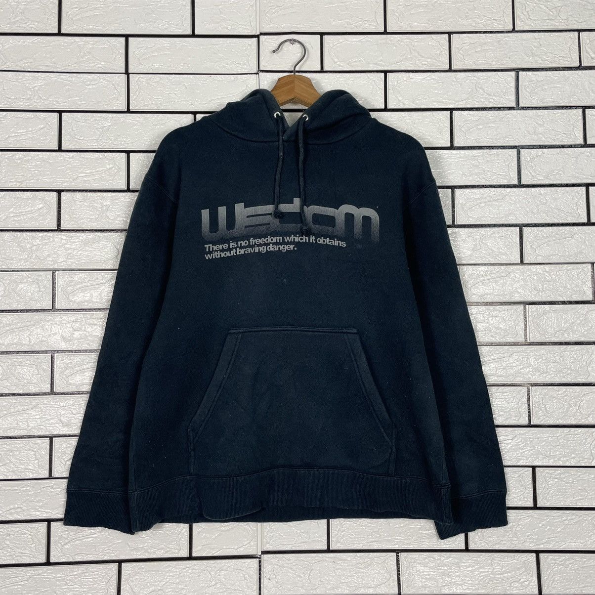 Japanese Brand Wisdom Big Logo Pullover Hoodie Size US M / EU 48-50 / 2 - 10 Thumbnail