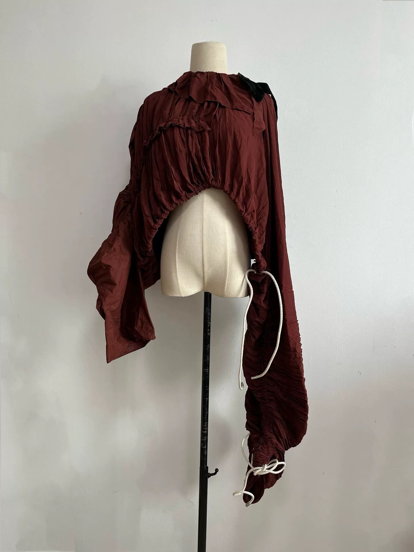Marni Marni 2017 SS Drawstring Ruffled Top Size S / US 4 / IT 40 - 1 Thumbnail