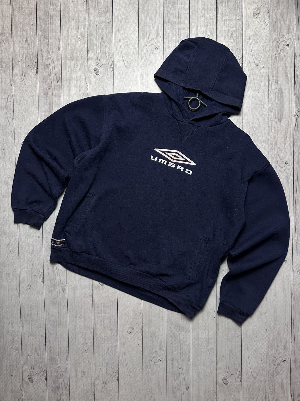 Umbro × Vintage Vintage Umbro fleece hoodie size XL logo Size US XL / EU 56 / 4 - 1 Thumbnail