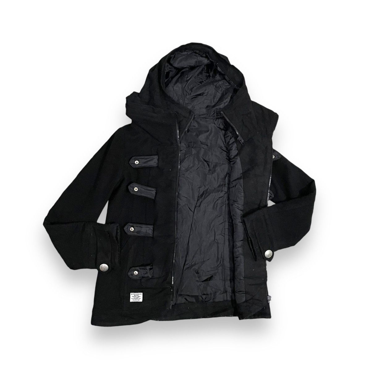 If Six Was Nine 🇯🇵 BACKS WOOL PUNK GOTHIC BUTTON UP FULL ZIP JACKET Size US M / EU 48-50 / 2 - 4 Thumbnail