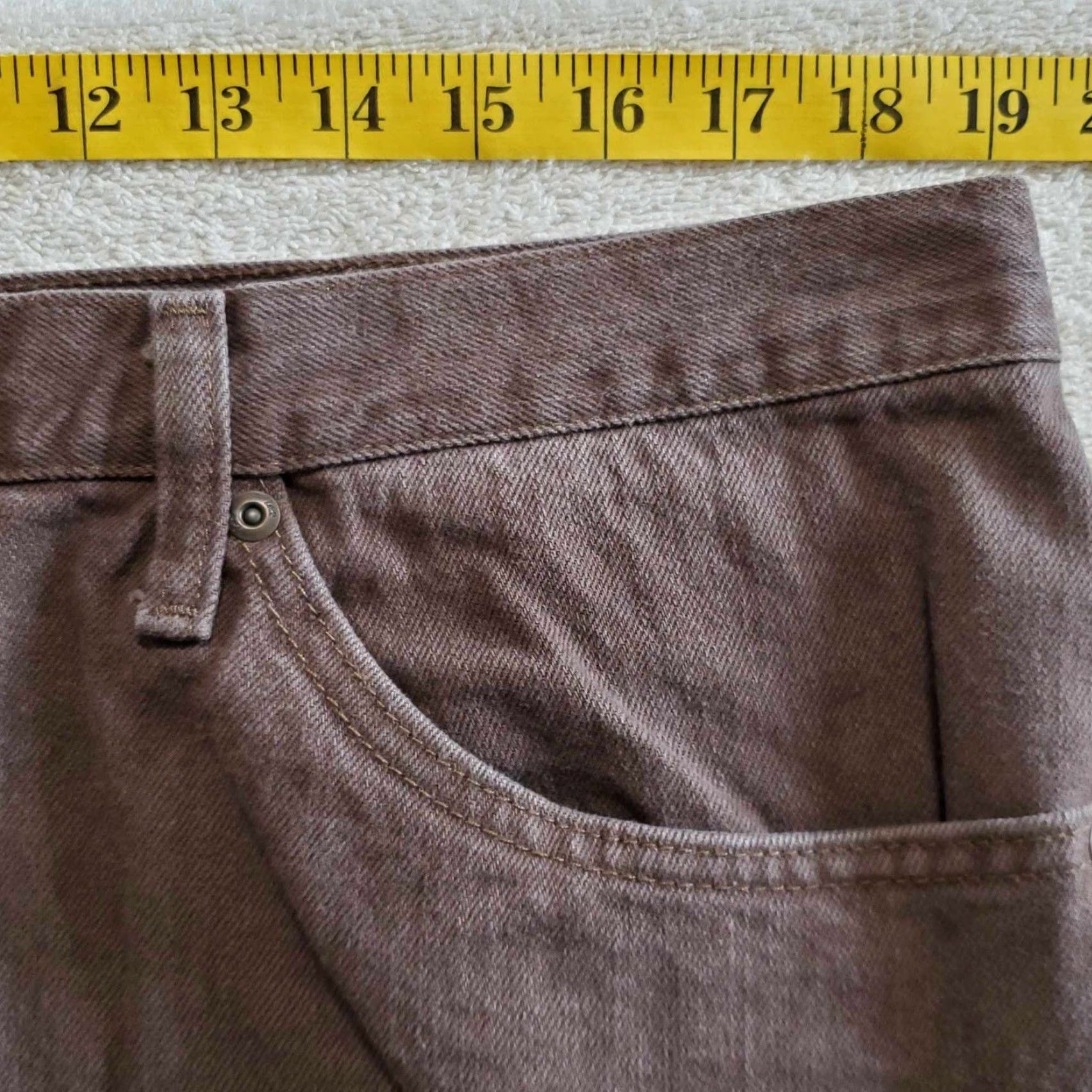 Lee Lee Mens Jeans Size 38x30 Brown Regular Fit Straight Size US 38 / EU 54 - 5 Thumbnail