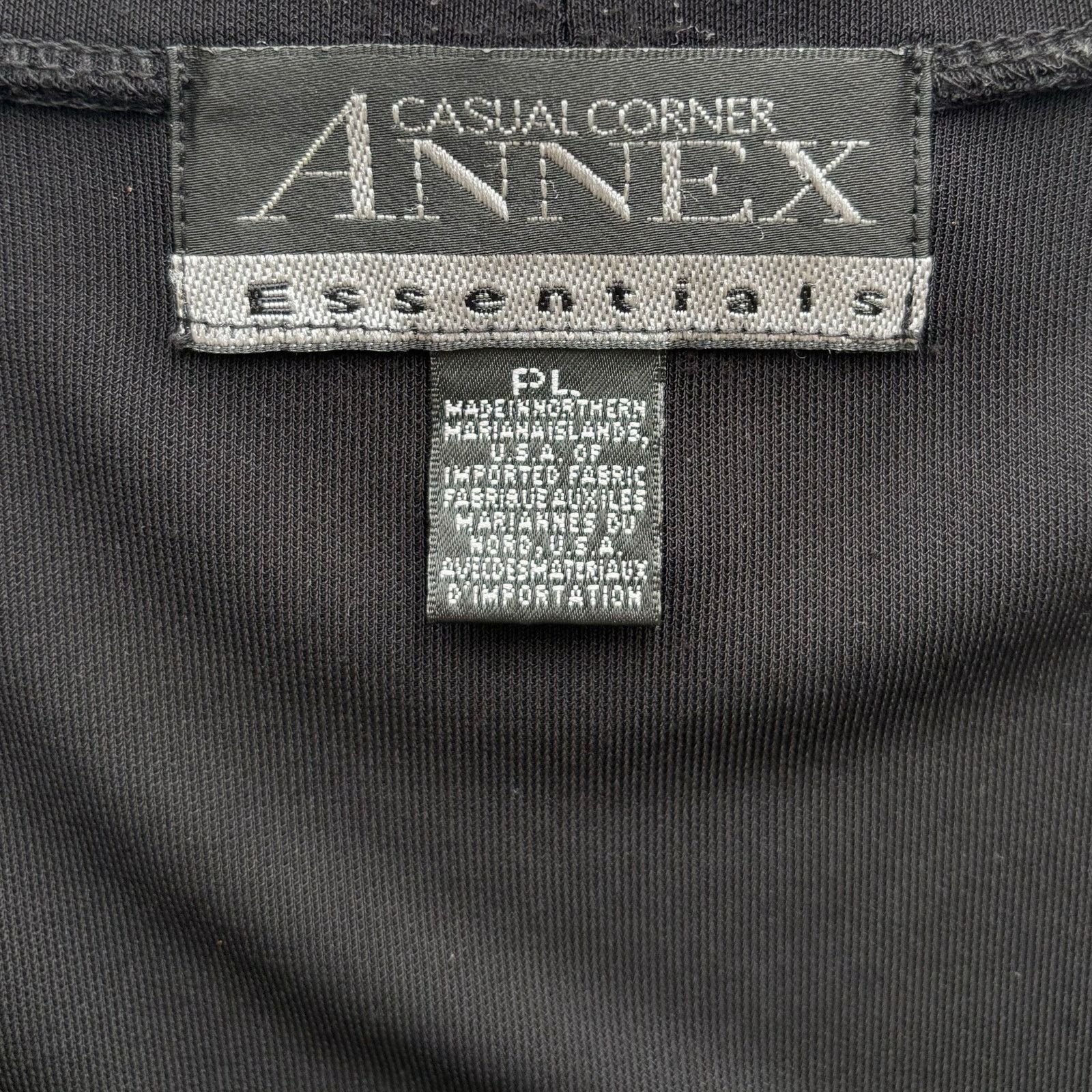 Other Casual Corner Annex Essentials Black V-neck Cardigan Size PL Size L / US 10 / IT 46 - 7 Thumbnail