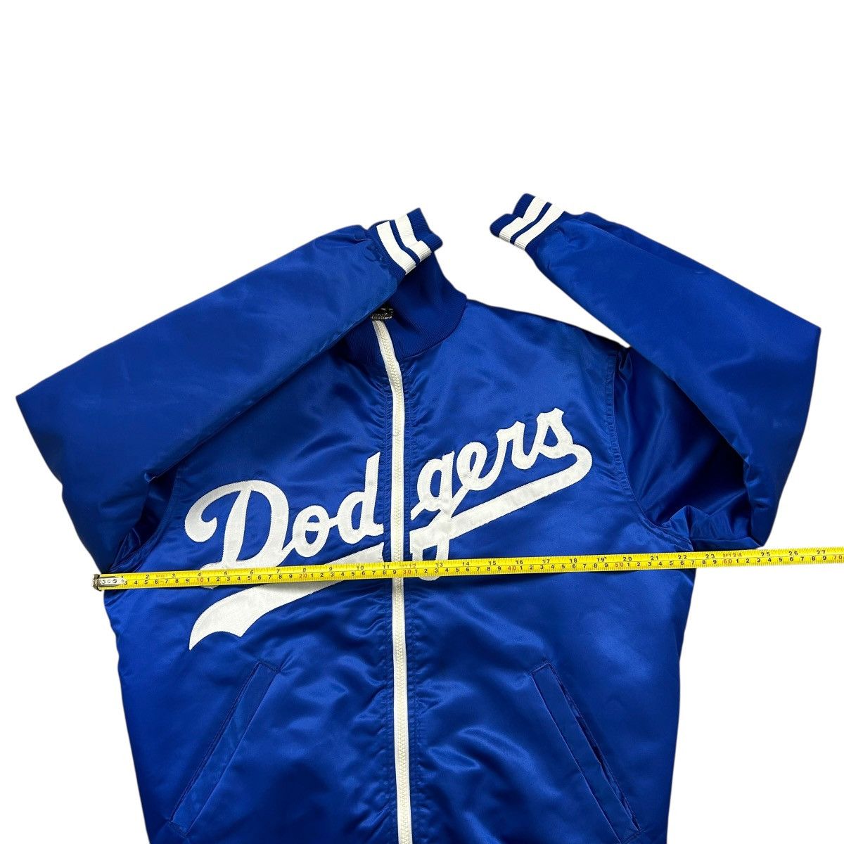 MLB VTG 90s Los Angeles Dodgers STARTER SATIN JACKET DUGOU Size US M / EU 48-50 / 2 - 10 Thumbnail